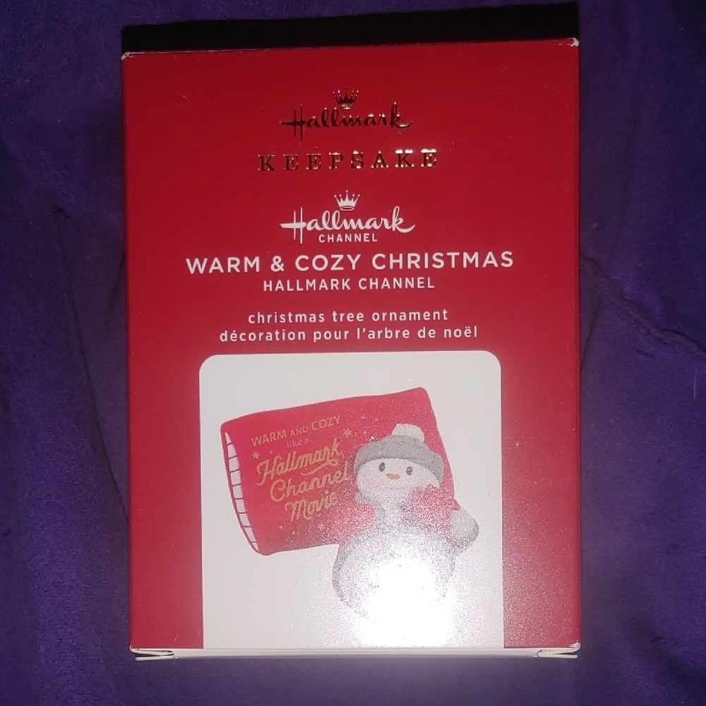 Hallmark Red and White Snowman Ornament
